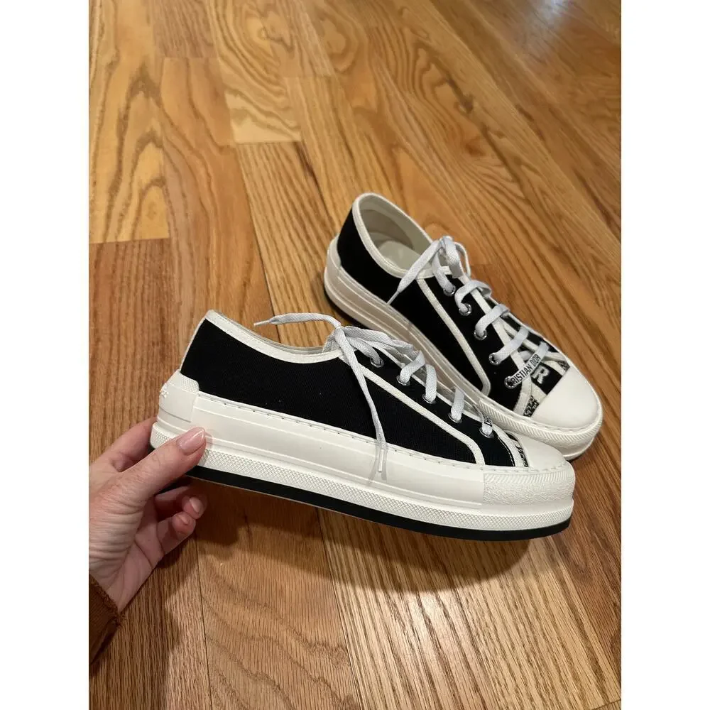 Christian Dior Walk n Dior Platform Sneakers Size 38(8)